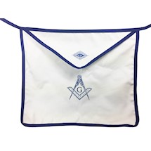 MM Cloth Apron with Blue Trim 13 x 15  (Set of 12)