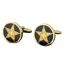 Eastern Star Cuff Links