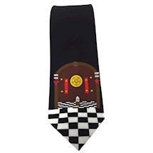 Masonic Tie - King Solomon's Temple