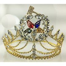 O.E.S. Grand Matron Crown Goldtone