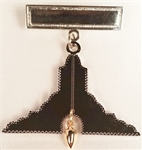 Masonic Traveling Jewel with Bar Pin Top