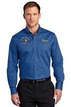 Masonic Blue Lodge Long Sleeve Oxford Shirt