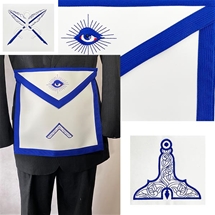 Masonic Officer Apron Economy Individual