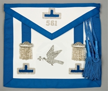 Pennsylvania Masonic Apron - Bullion Officer Apron