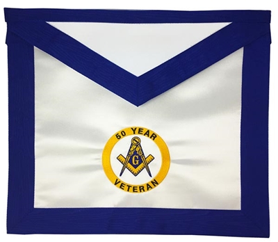 Anniversary masonic apron