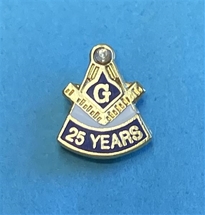 Masonic 50 Year Lapel Button