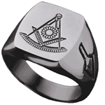 Past Master Ring - Classic Signet Style