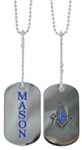 Masonic Dog Tags