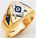 Masonic Gold Ring - 9974