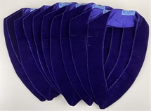 Purple Velvet Collar with Jewel hanger - Set of 10 - Sold AS IS