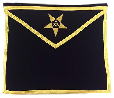 Eastern Star Patron Apron w Cord & Tassel