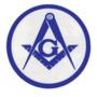 Masonic 3 Inch inside Window decal (2 color)