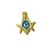 Masonic Tie-Tack Gold plate