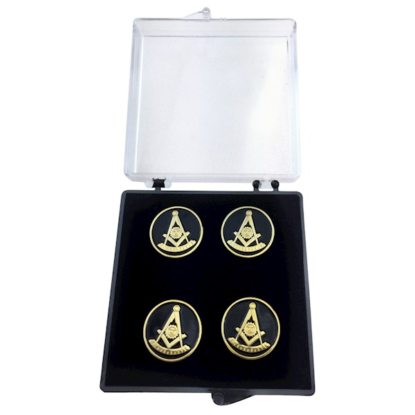 Past Master Button Covers - Set of 5