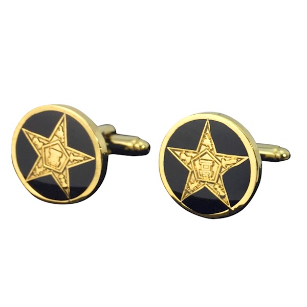 Eastern Star Cuff Links