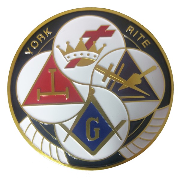 York Rite auto emblem