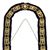 Scottish Rite wings up gold Chain Collar purple lining