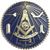 Past Master working tools metal Auto Emblem