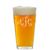 Monogram 16 oz pint glass