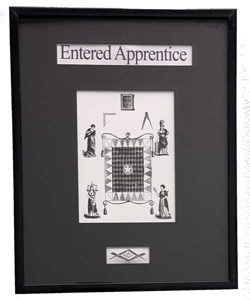 Entered Apprentice Print in mat