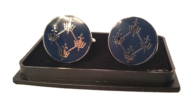 Blue QCCC Cufflink Set